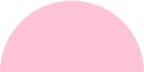 A pink semi-circle